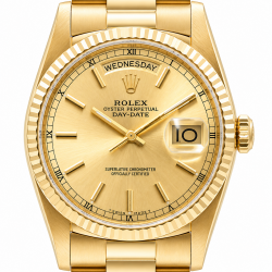 Rolex Day-Date Presidental 36MM Champange Dial 18248 18KT YG